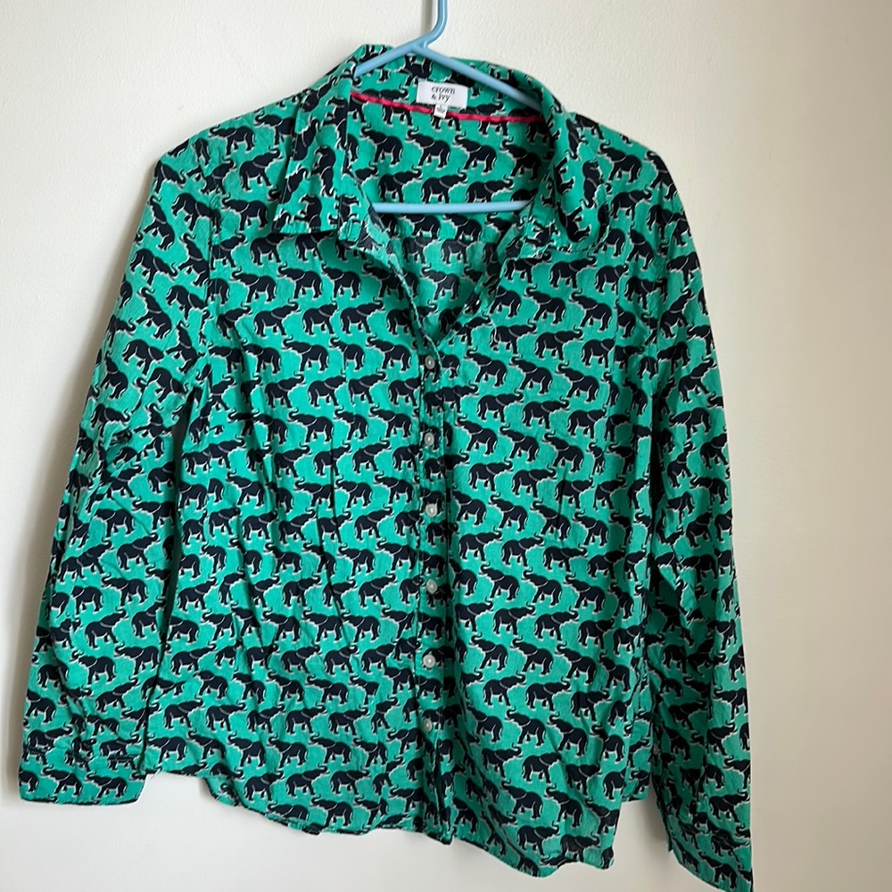 Preppy elephant print